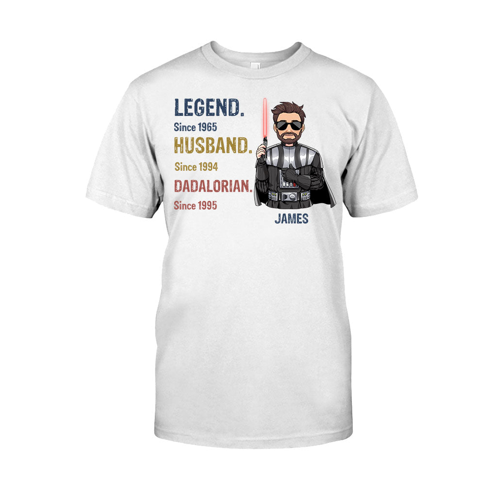 Personalized Star Wars T-shirt Hoodie Gift for Dad Legend Husband T-shirt & Hoodie GradoCreations