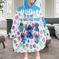 Personalized Autism Awareness Blanket Hoodie Custom Name Gift Blanket Hoodie GradoCreations