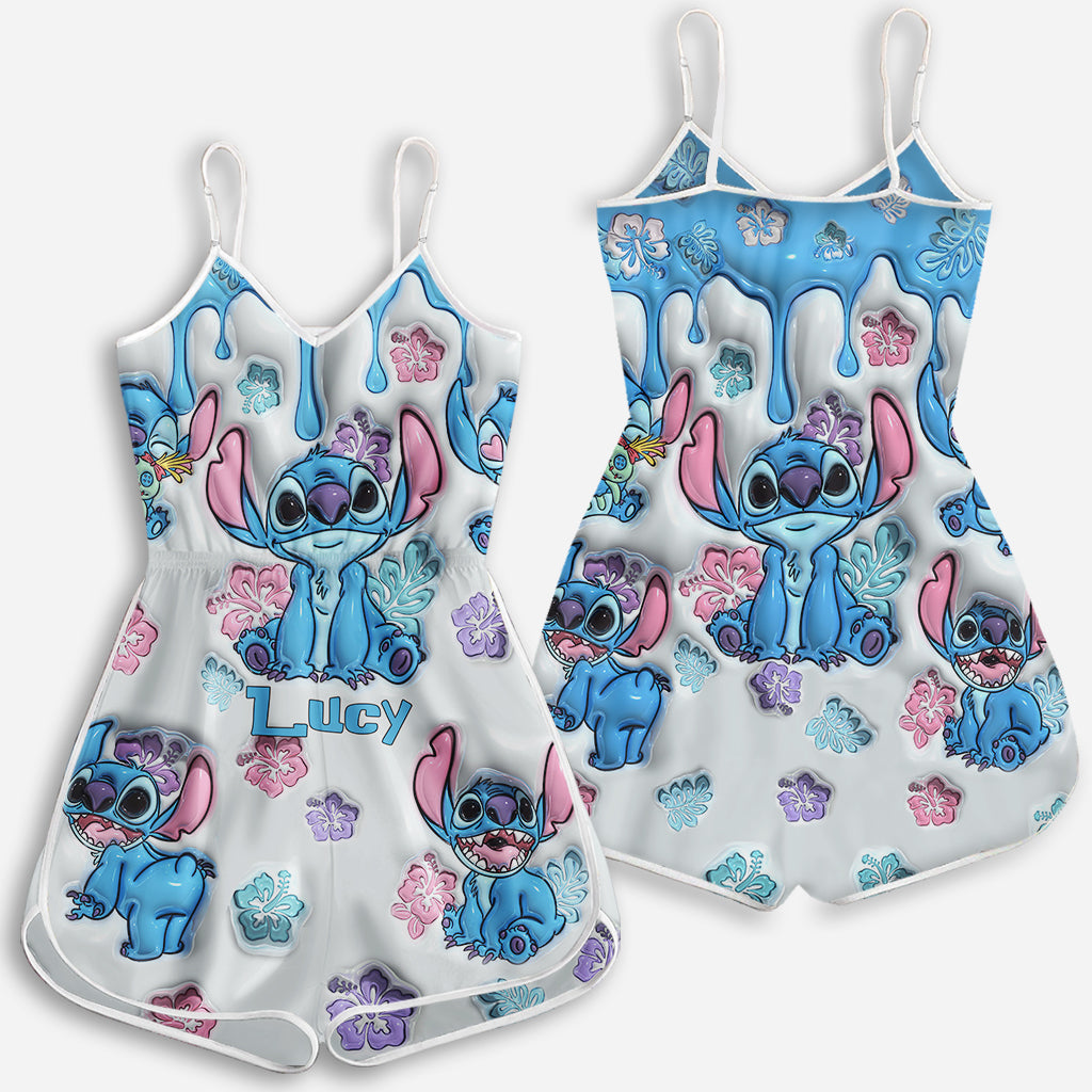 Personalized Ohana Romper with Custom Name for Kids Romper GradoCreations