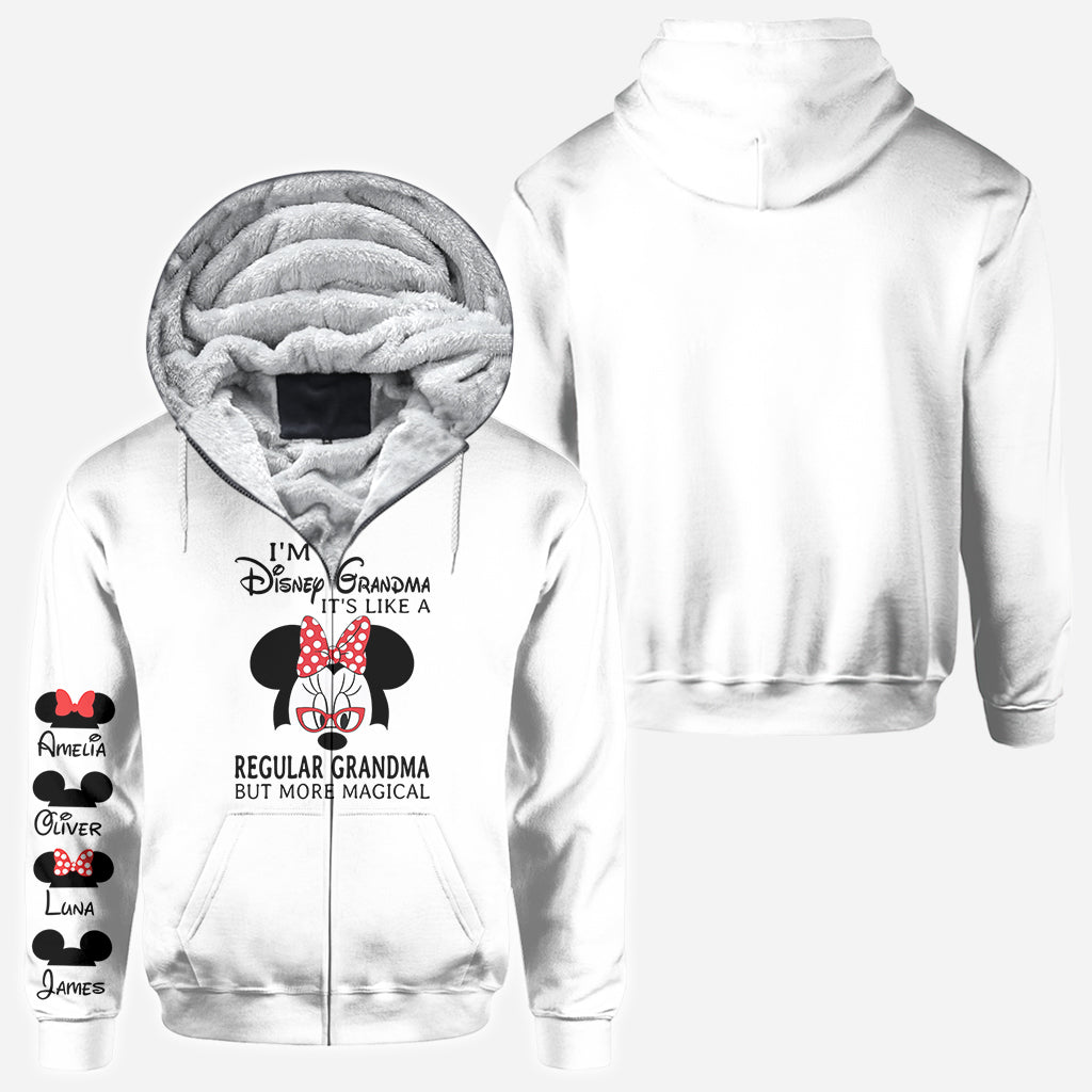 Personalized Disney Grandma All Over Shirt with Custom Names All Over Shirt GradoCreations
