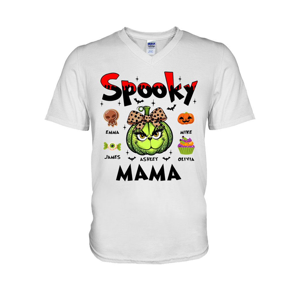 Personalized Spooky Mama T-shirt & Hoodie for Halloween Gift T-shirt & Hoodie GradoCreations