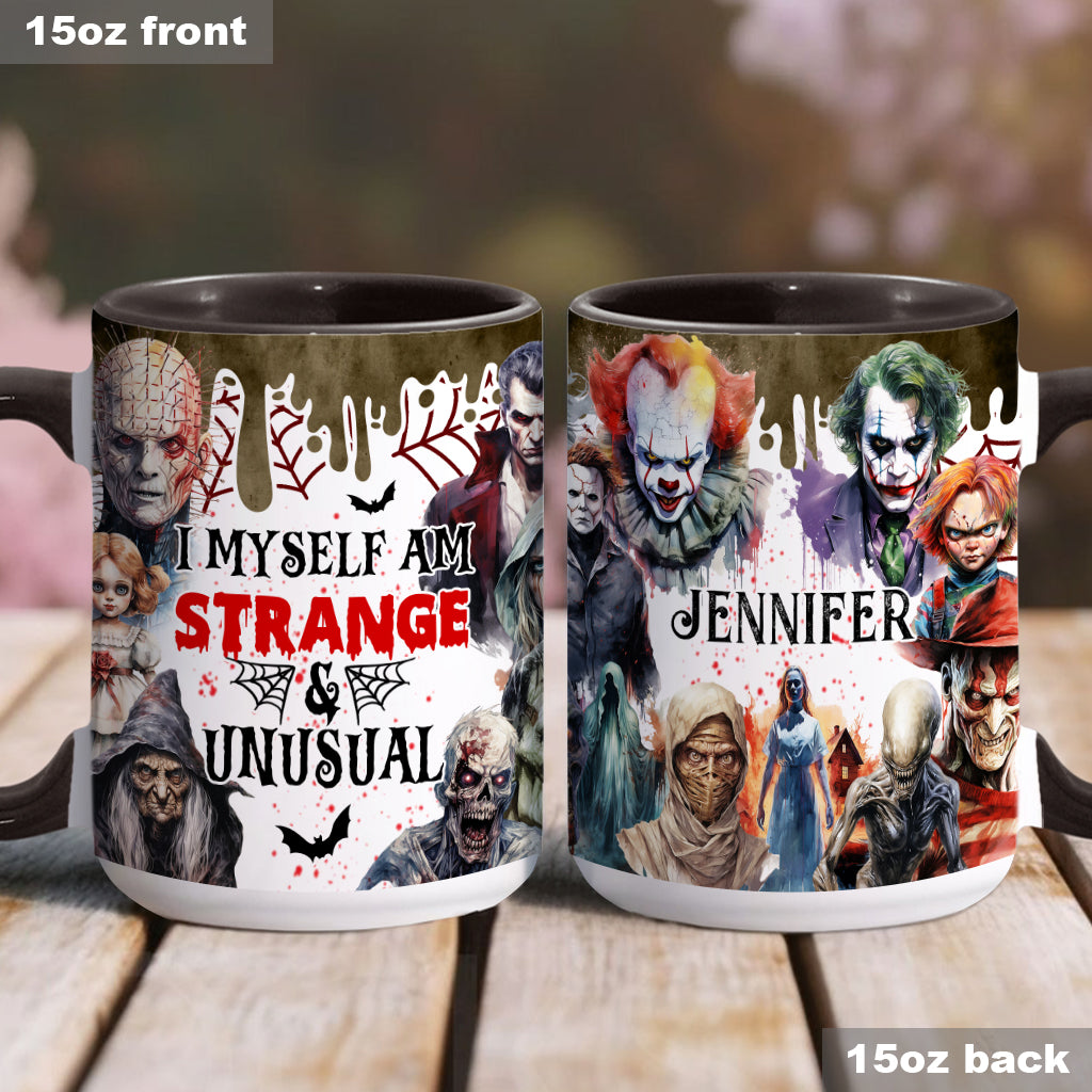 Personalized Horror-Themed Accent Mug Custom Name Gift Accent Mug GradoCreations