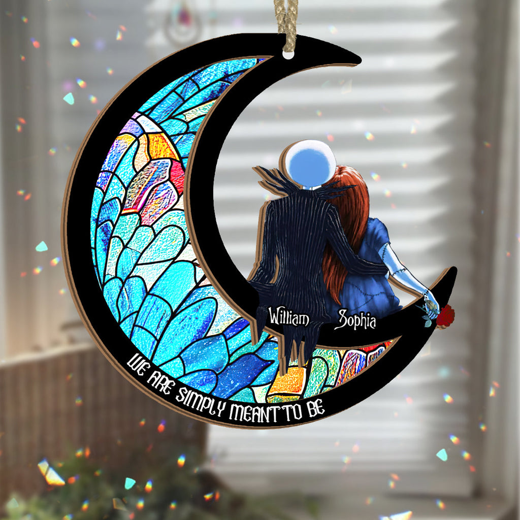 Personalized Nightmare Suncatcher Gift for Couples - We Are Simply Meant To Be Suncatcher GradoCreations