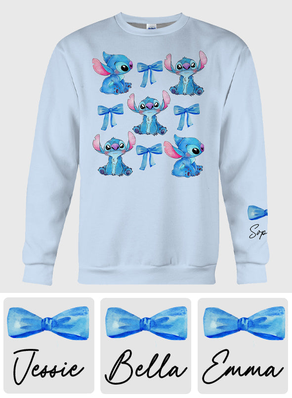 Personalized Stitch All Over Shirt Cute Gift for Kids All Over Shirt GradoCreations