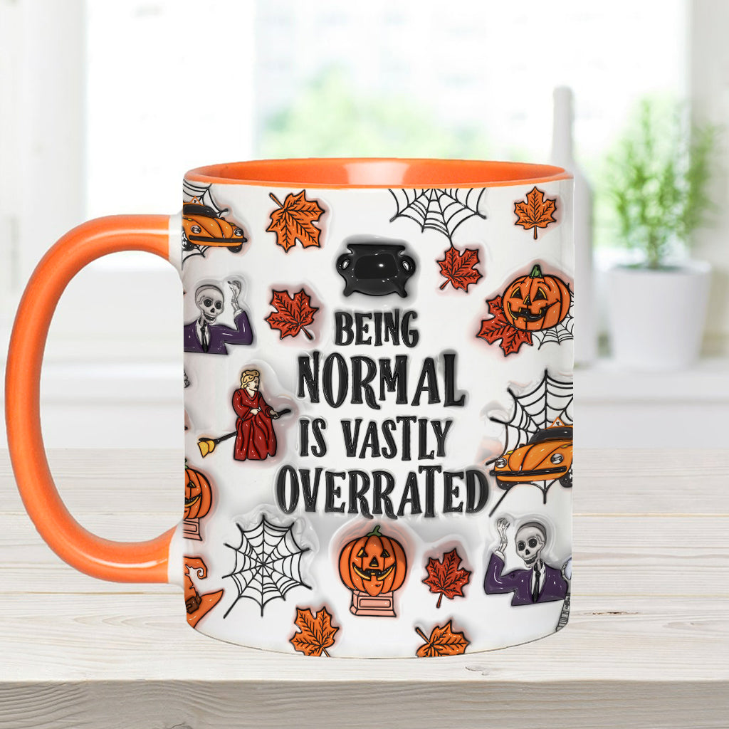 Personalized Halloween Accent Mug Custom Name Gift Idea Accent Mug GradoCreations