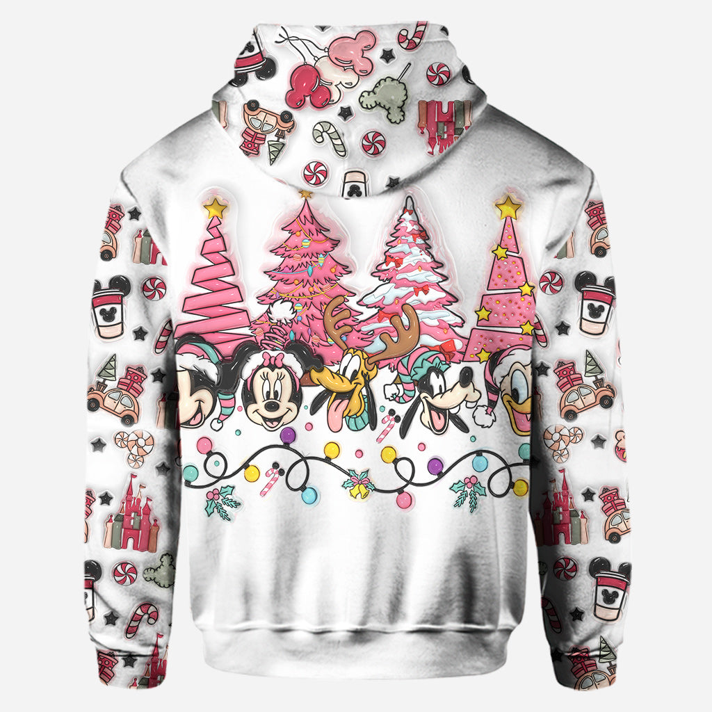 Personalized Christmas Mouse Hoodie and Leggings Gift for Kids Hoodie & Leggings GradoCreations