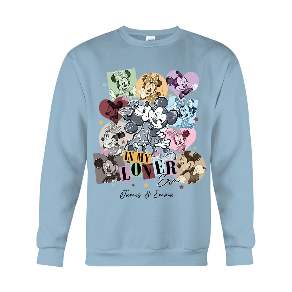 Personalized Couple T-Shirt and Hoodie In My Lover Era Gift for Engagement/Anniversary T-shirt & Hoodie GradoCreations