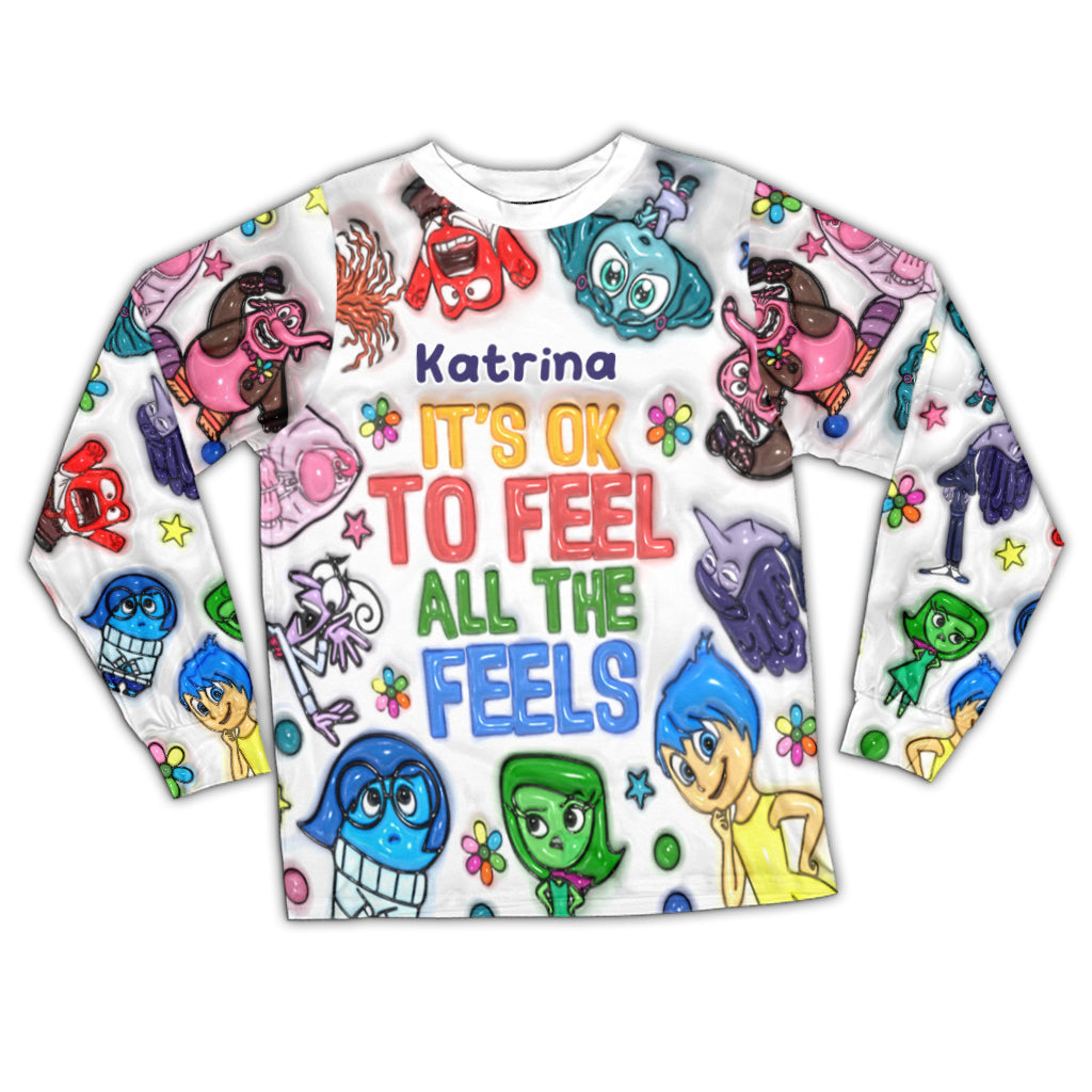 Personalized Pajama Set Cute Long Sleeve Leggings Gift for Kids Pajamas Set GradoCreations