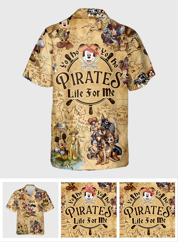 Personalized Pirates Life Hawaiian Shirt for Summer Fun Hawaiian Shirt GradoCreations