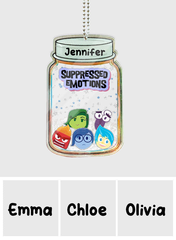 Personalized 3 Layered Shaker Ornament for Christmas Decoration 3 Layered Shaker Ornament GradoCreations