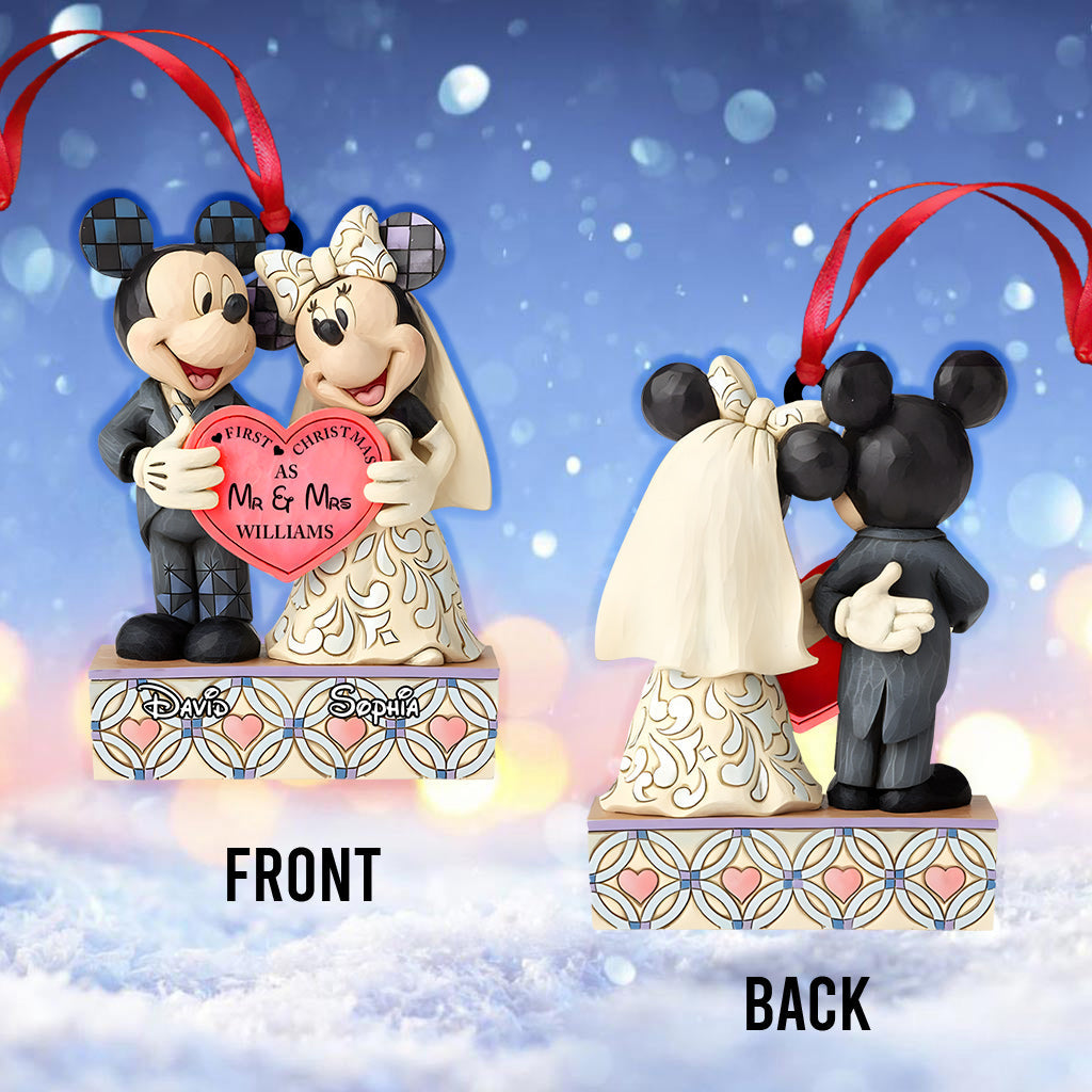 Personalized First Christmas Mouse Ornament Custom Name Gift Ornament GradoCreations
