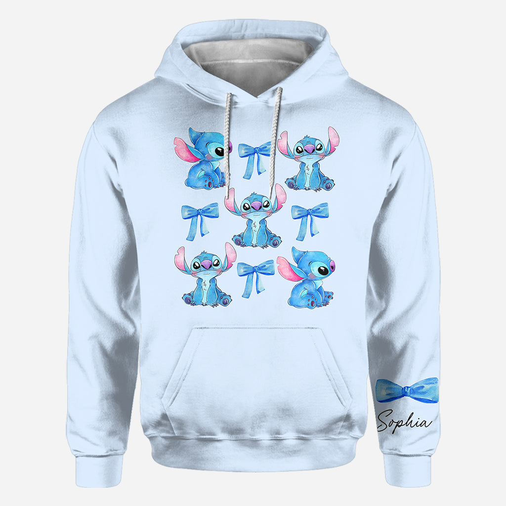 Personalized Stitch All Over Shirt Cute Gift for Kids All Over Shirt GradoCreations