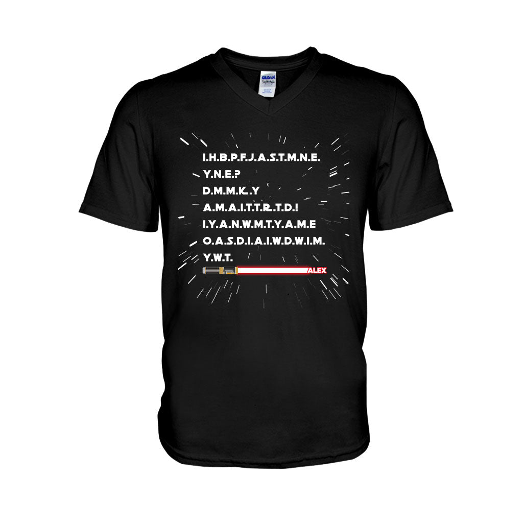 Personalized Star Wars Force T-shirt Hoodie Gift for Fans T-shirt & Hoodie GradoCreations