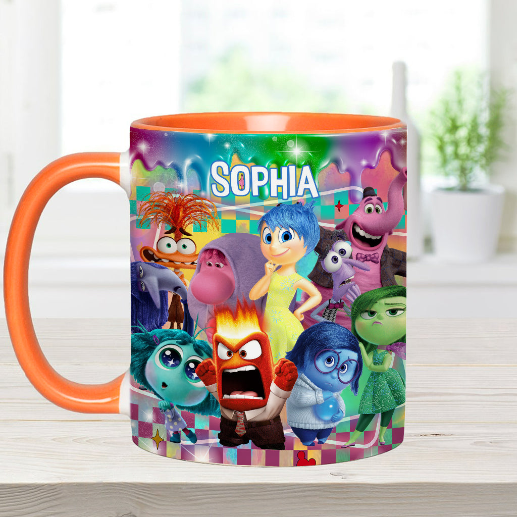 Personalized Accent Mug with Colorful Design for Any Occasion Accent Mug GradoCreations