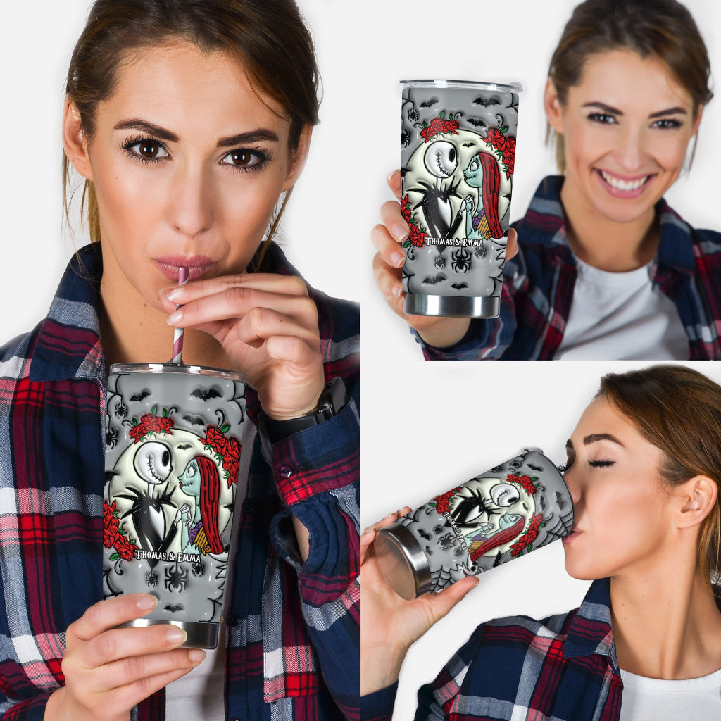 Personalized Nightmare Tumbler Custom Names Unique Gift Tumbler GradoCreations