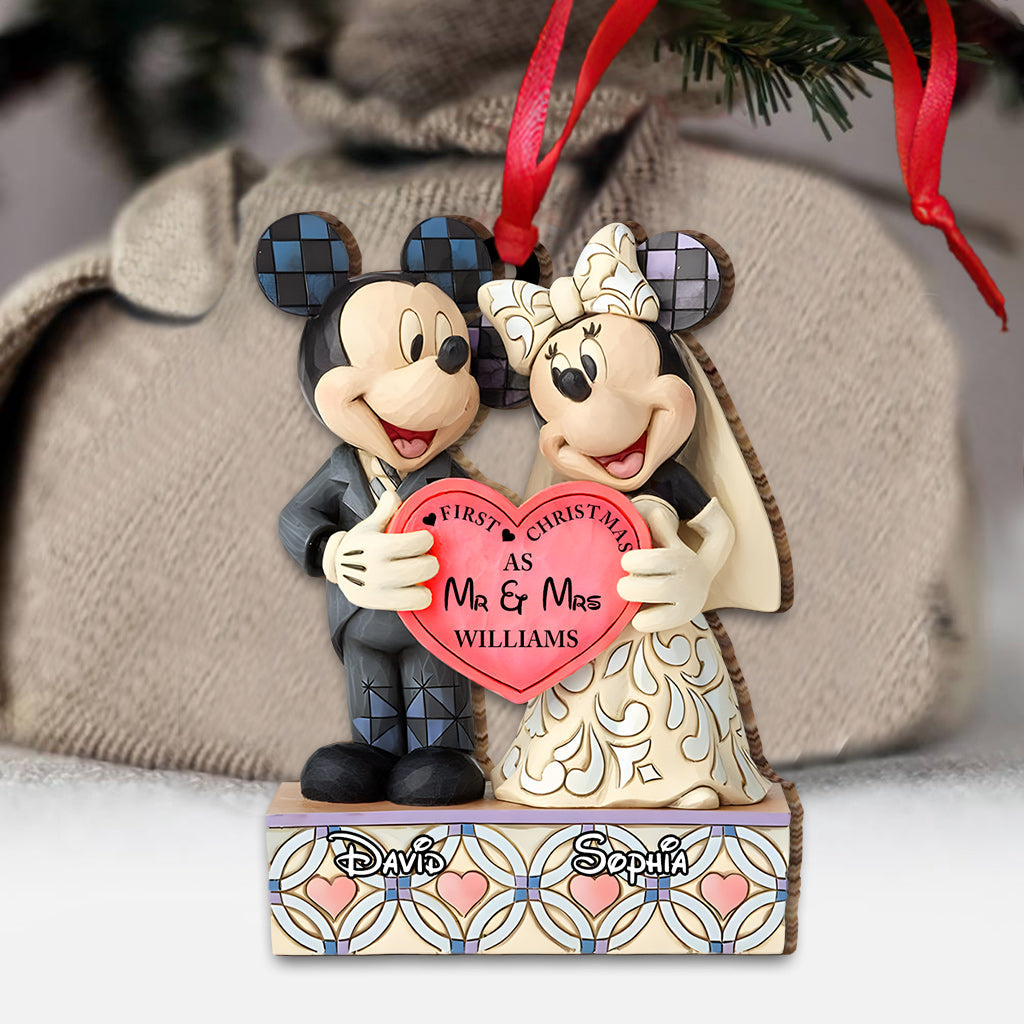 Personalized First Christmas Mouse Ornament Custom Name Gift Ornament GradoCreations