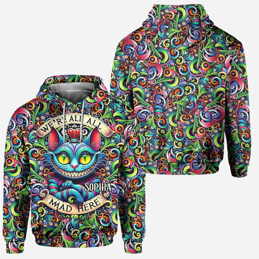 Personalized Cat Design Hoodie & Leggings Set for Women Hoodie & Leggings GradoCreations