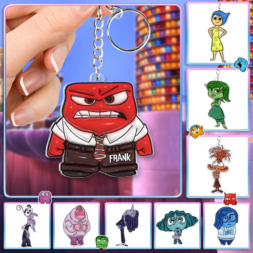 Personalized Anger Keychain Custom Name Gift for Graduation Keychain GradoCreations