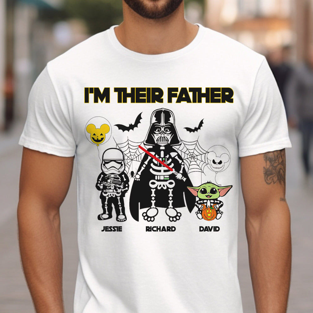 Personalized Halloween T-shirt & Hoodie I'm Their Father Gift T-shirt & Hoodie GradoCreations