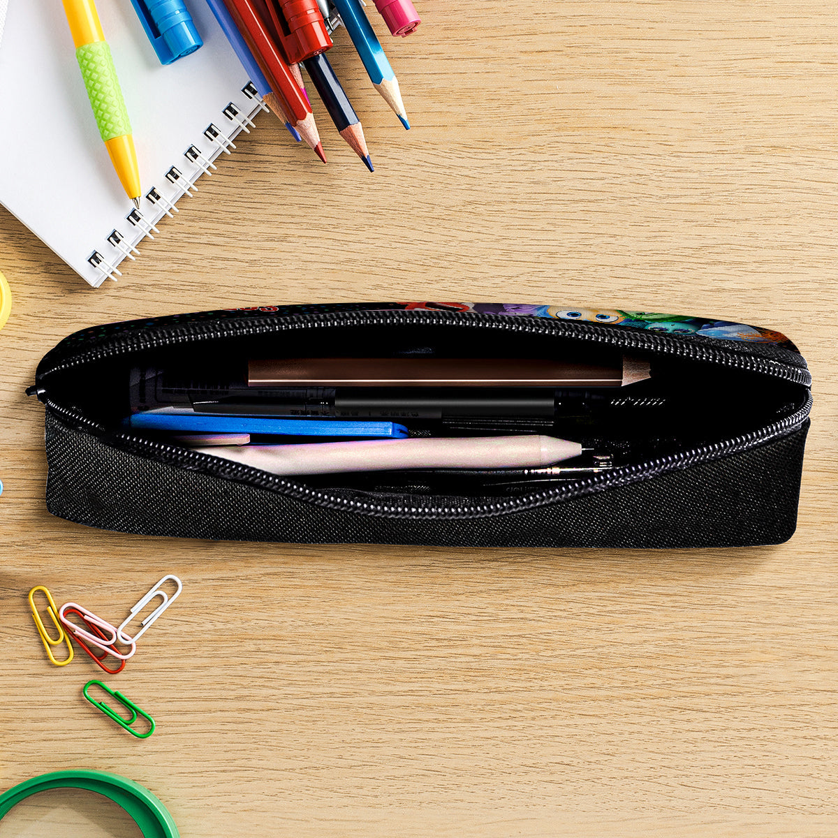 Personalized Pencil Case with Disney Characters for Kids - Custom Name Gift Pencil Case GradoCreations