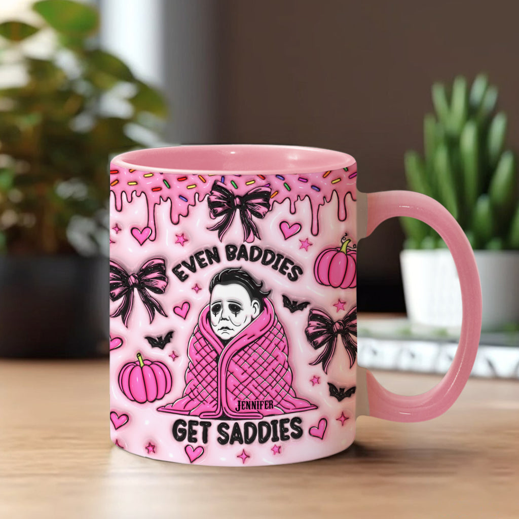 Personalized Two-Tone Accent Mug with Halloween Theme Gift Accent Mug GradoCreations
