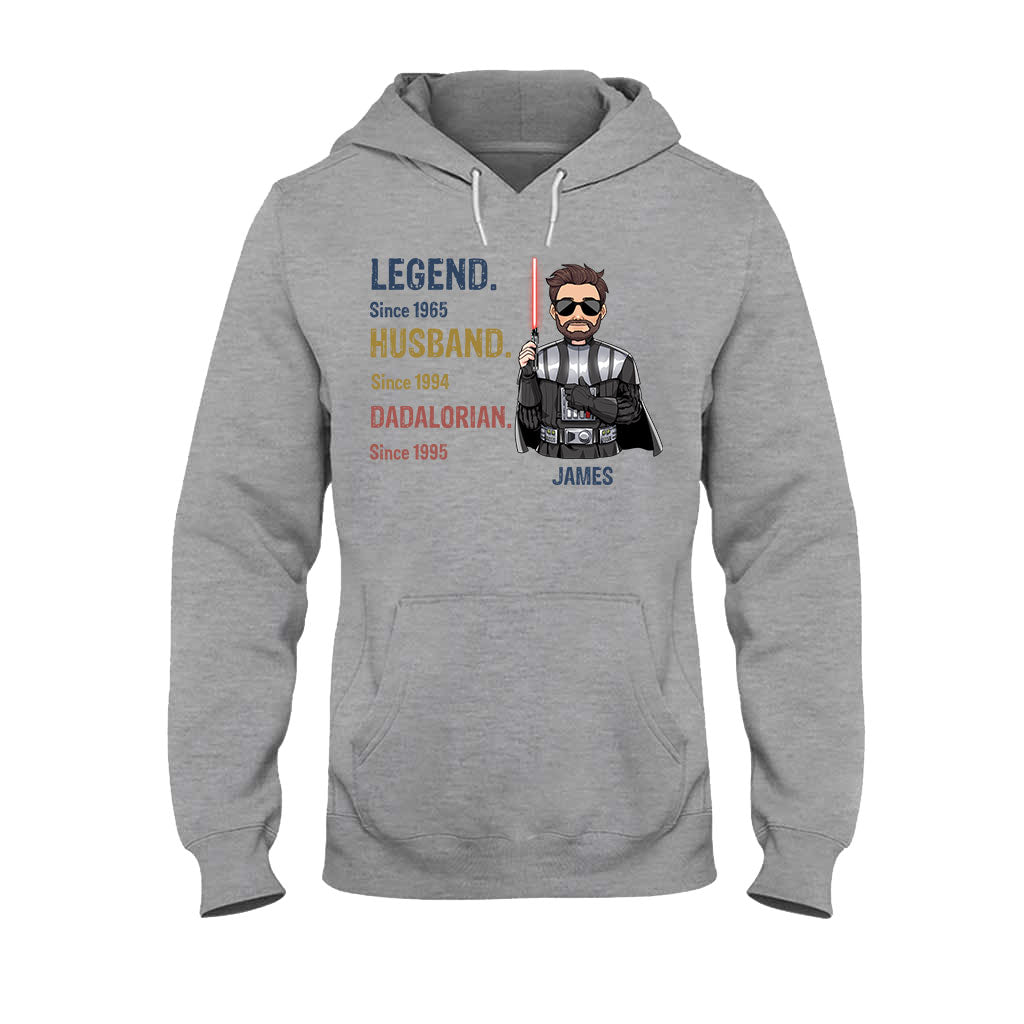Personalized Star Wars T-shirt Hoodie Gift for Dad Legend Husband T-shirt & Hoodie GradoCreations
