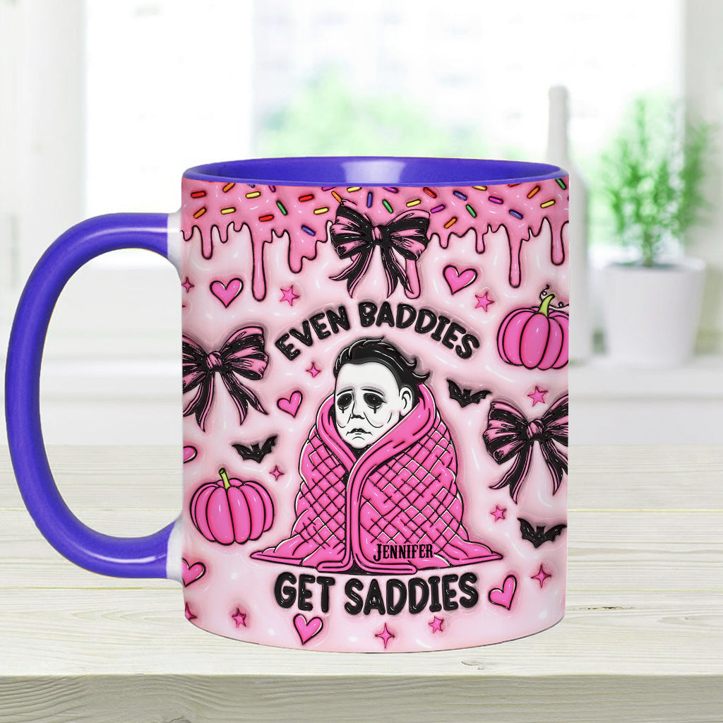 Personalized Two-Tone Accent Mug with Halloween Theme Gift Accent Mug GradoCreations