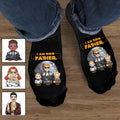 Personalized I Am Their Father Socks Custom Family Gift for Dad Socks GradoCreations