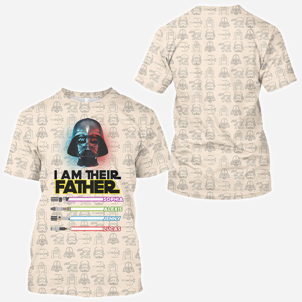 Personalized Father's Day All Over Shirt Custom Name Gift All Over Shirt GradoCreations