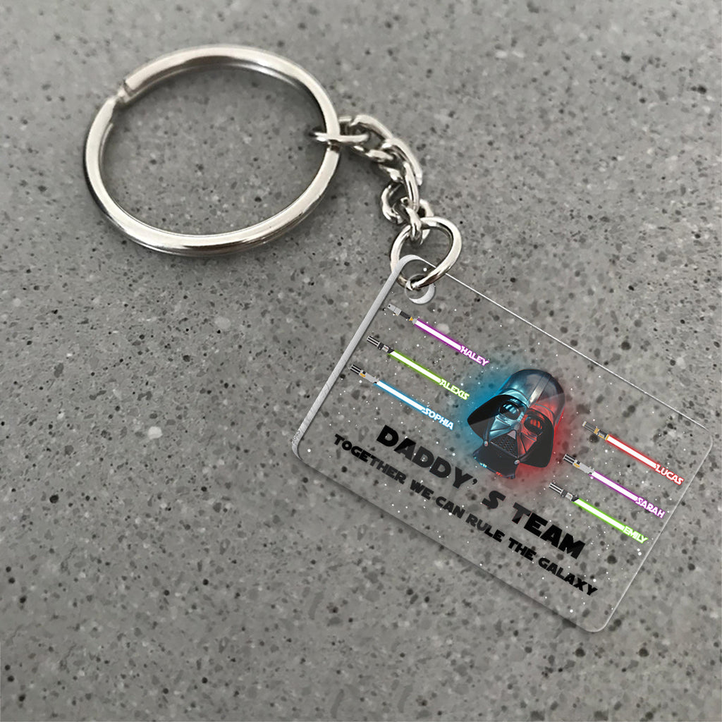 Personalized Star Wars Acrylic Keychain Gift for Dad One-sided Keychain GradoCreations
