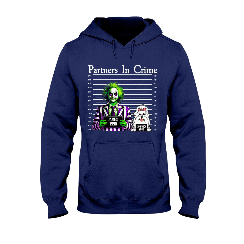 Personalized Partners In Crime T-shirt & Hoodie for Mom/Dad T-shirt & Hoodie GradoCreations