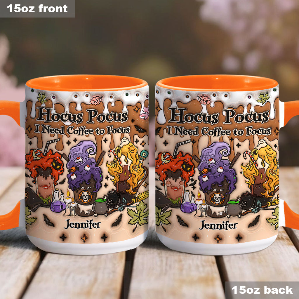 Personalized Three Witches Accent Mug for Fall Coffee Lovers Accent Mug GradoCreations