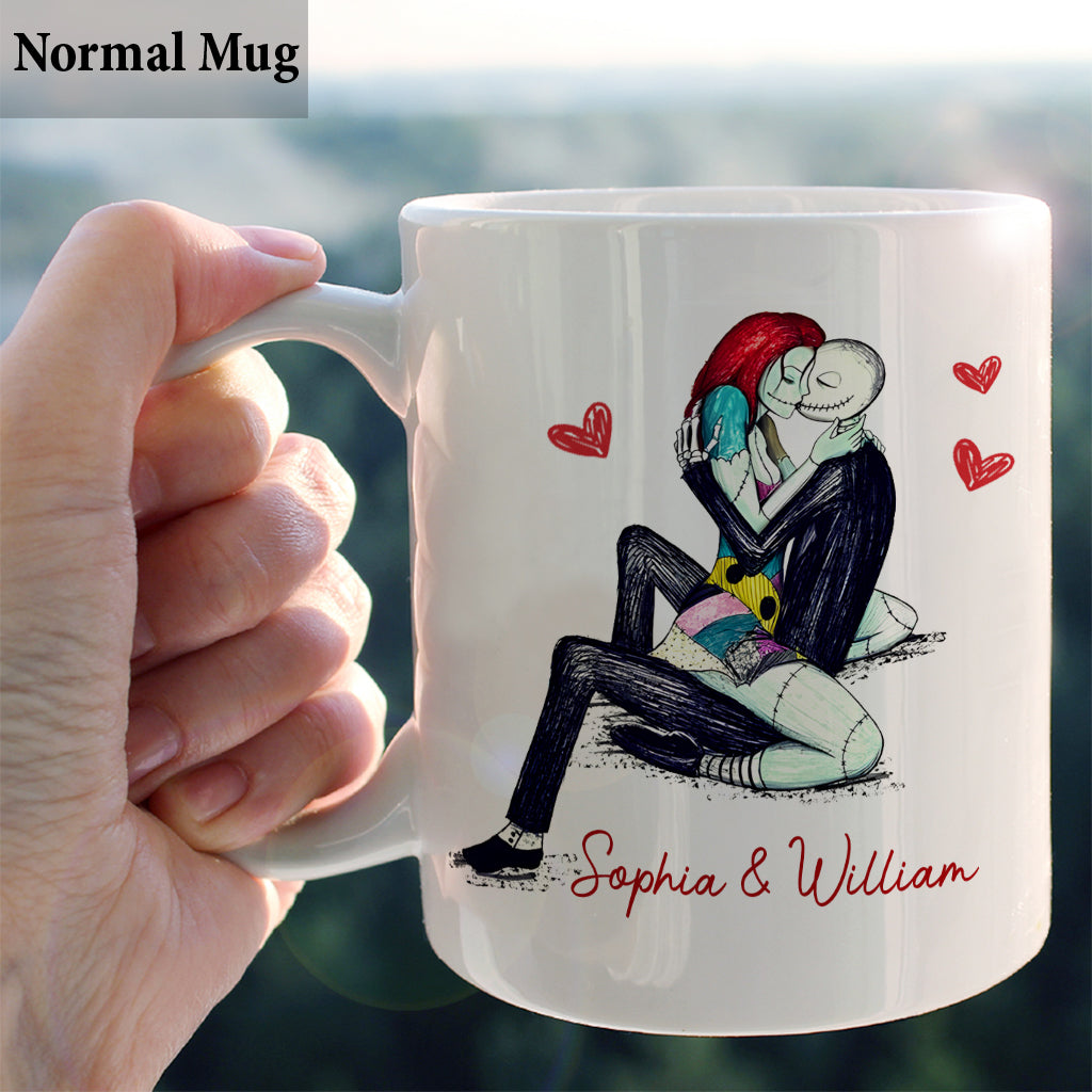 Personalized Kinky Couple Mug Custom Name Gift for Valentine's Day Mug GradoCreations