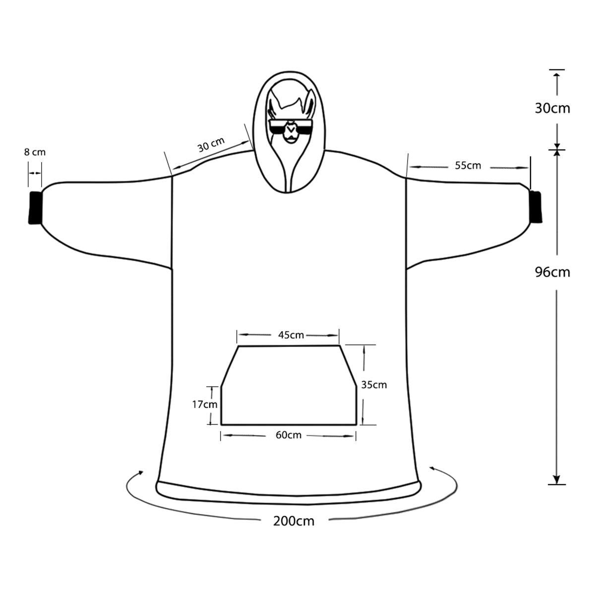 Personalized Sweet Dreams Blanket Hoodie Custom Name Gift for Halloween Blanket Hoodie GradoCreations