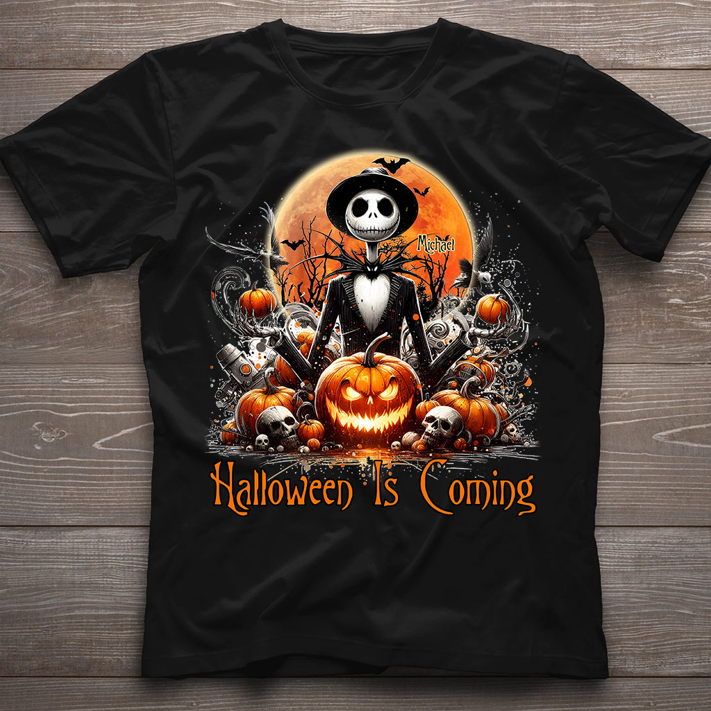 Personalized Halloween T-shirt & Hoodie with Spooky Design T-shirt & Hoodie GradoCreations