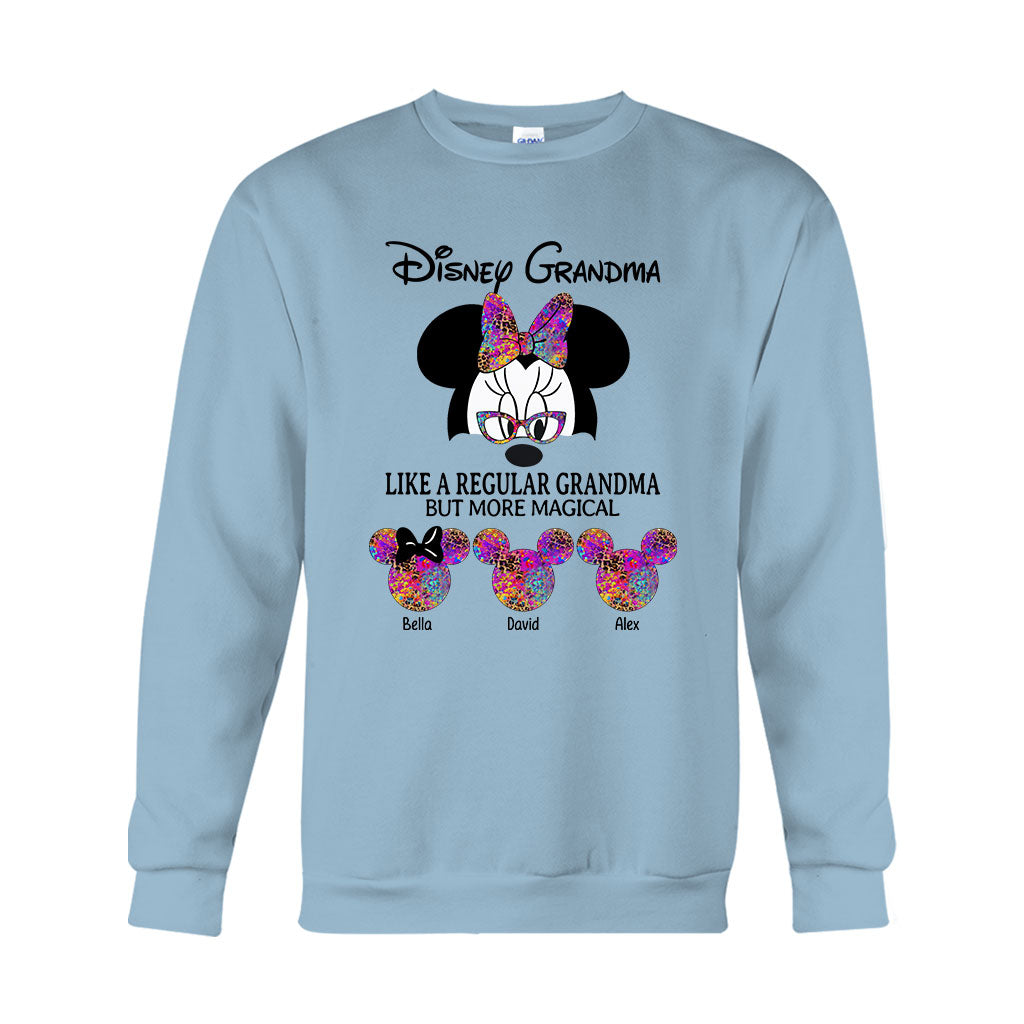 Personalized Disney Grandma T-shirt and Hoodie Gift for Mom T-shirt & Hoodie GradoCreations