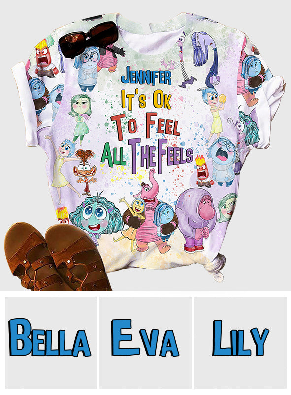 Personalized All Over Shirt Custom Name Perfect Gift for Birthday & Graduation All Over Shirt GradoCreations