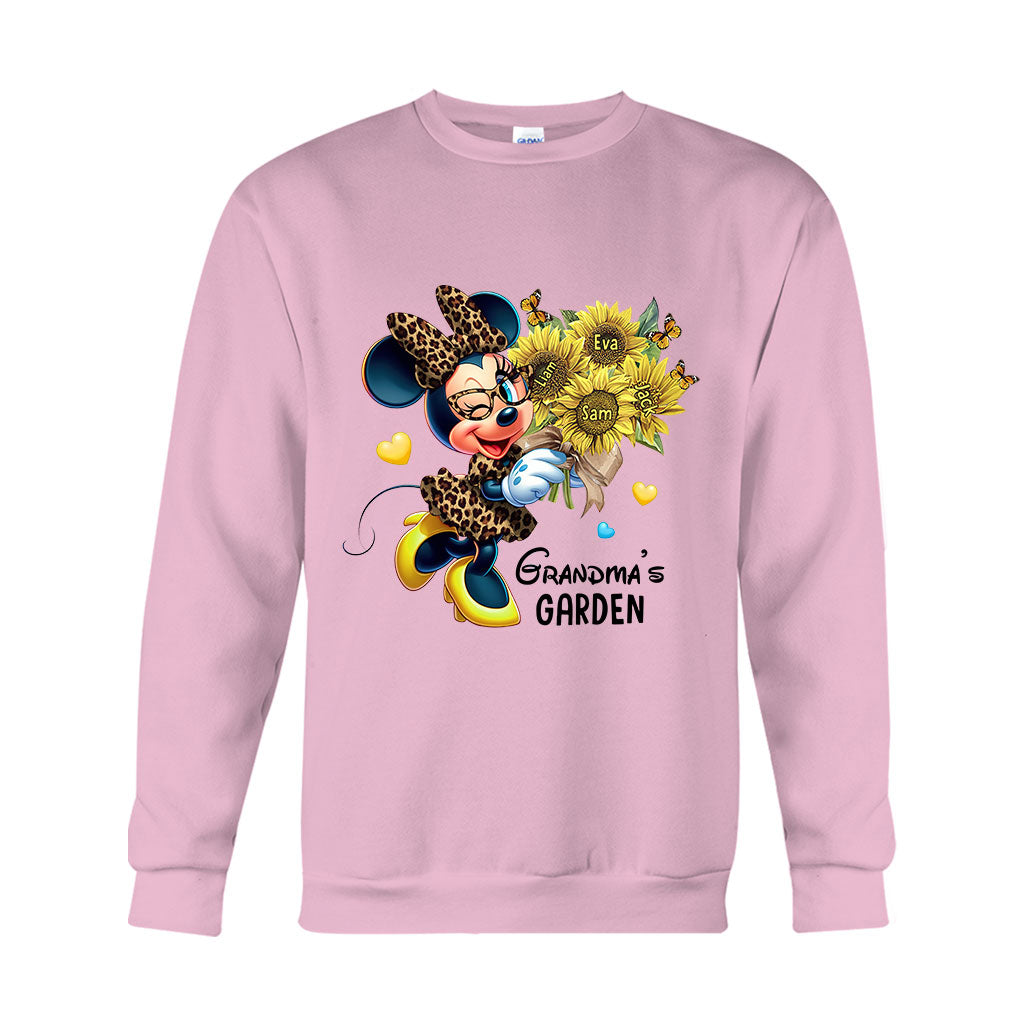 Personalized Grandma's Garden T-shirt & Hoodie with Custom Names Gift T-shirt & Hoodie GradoCreations