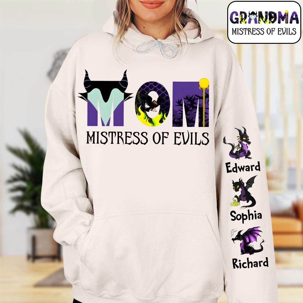 Personalized Mistress of Evils All Over Shirt for Mom - Custom Design Gift All Over Shirt GradoCreations