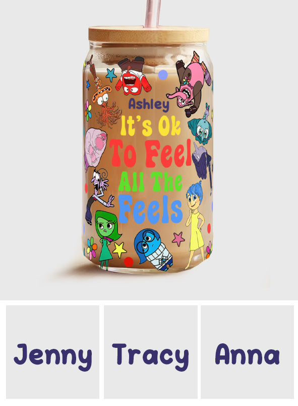 Personalized 16oz Can Glass with Straw Custom Name Gift Can Glass GradoCreations