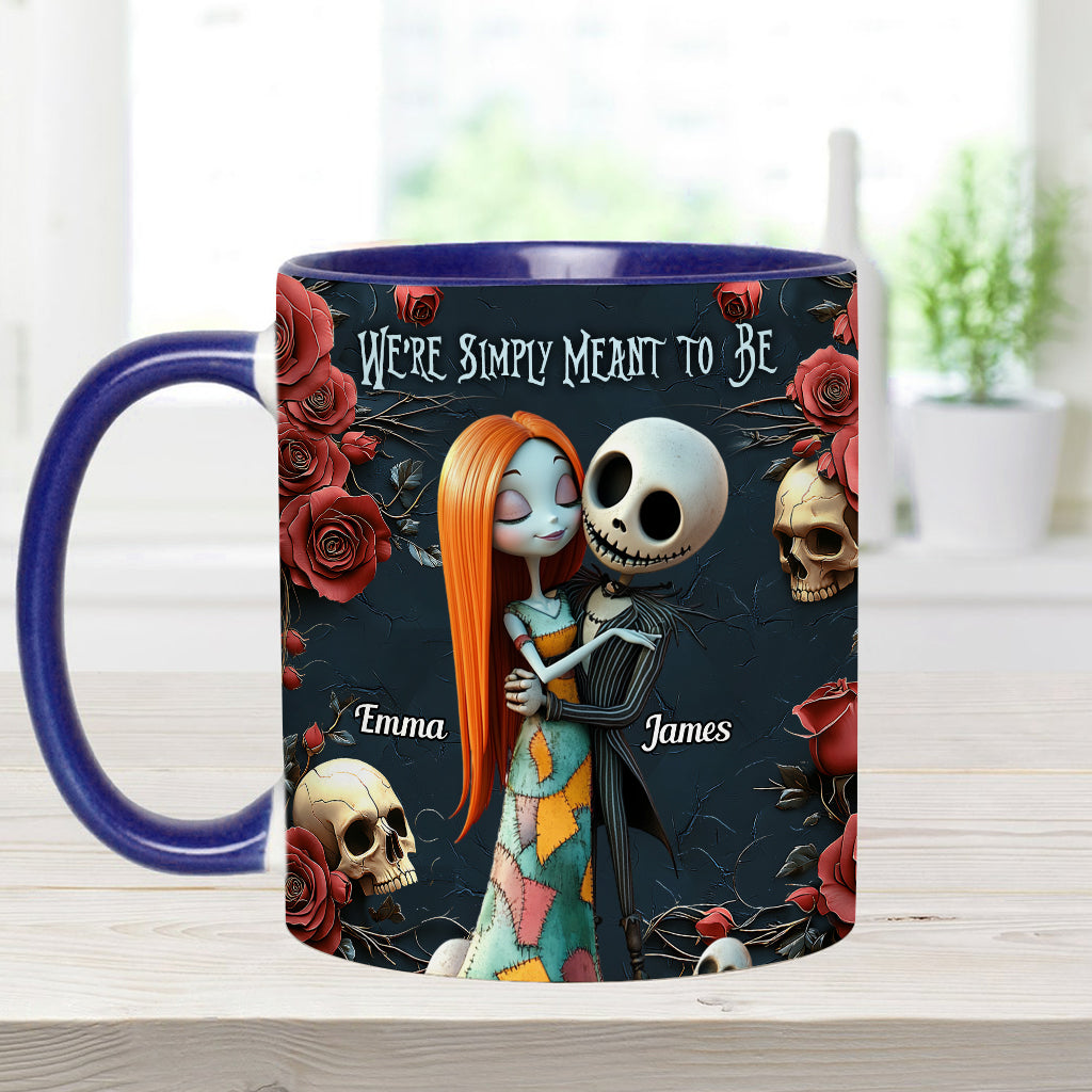 Personalized Nightmare Accent Mug Custom Name Gift for Couple Accent Mug GradoCreations