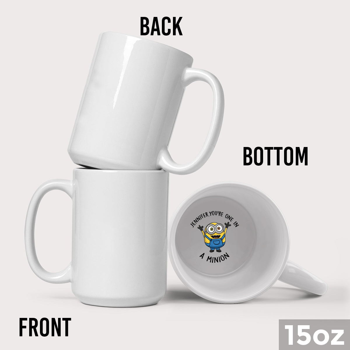 Personalized Hidden Message Mug Unique Gift for Mom or Couple Hidden Message Mug GradoCreations