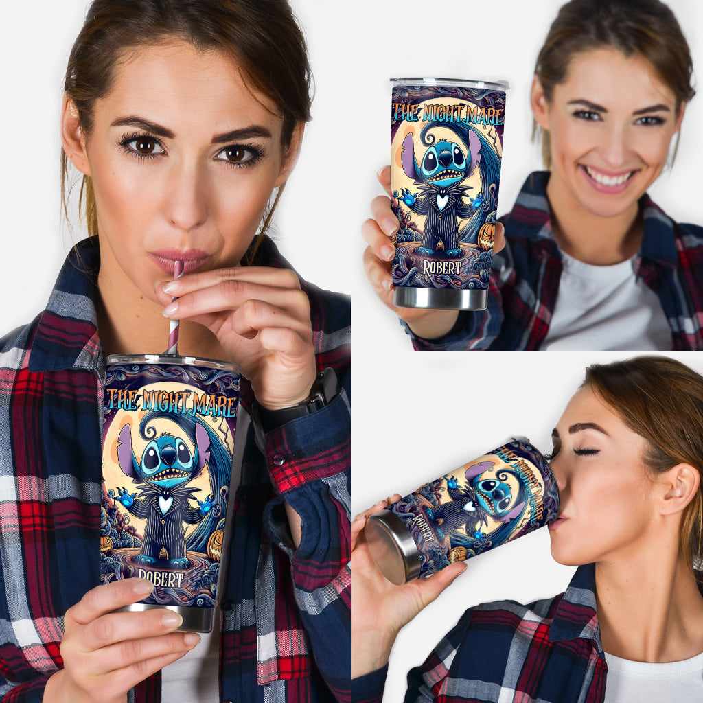 Personalized Ohana Tumbler The Nightmare Custom Gift for Halloween Tumbler GradoCreations