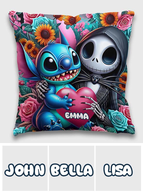 Personalized Nightmare Throw Pillow Custom Name Gift Throw Pillow GradoCreations