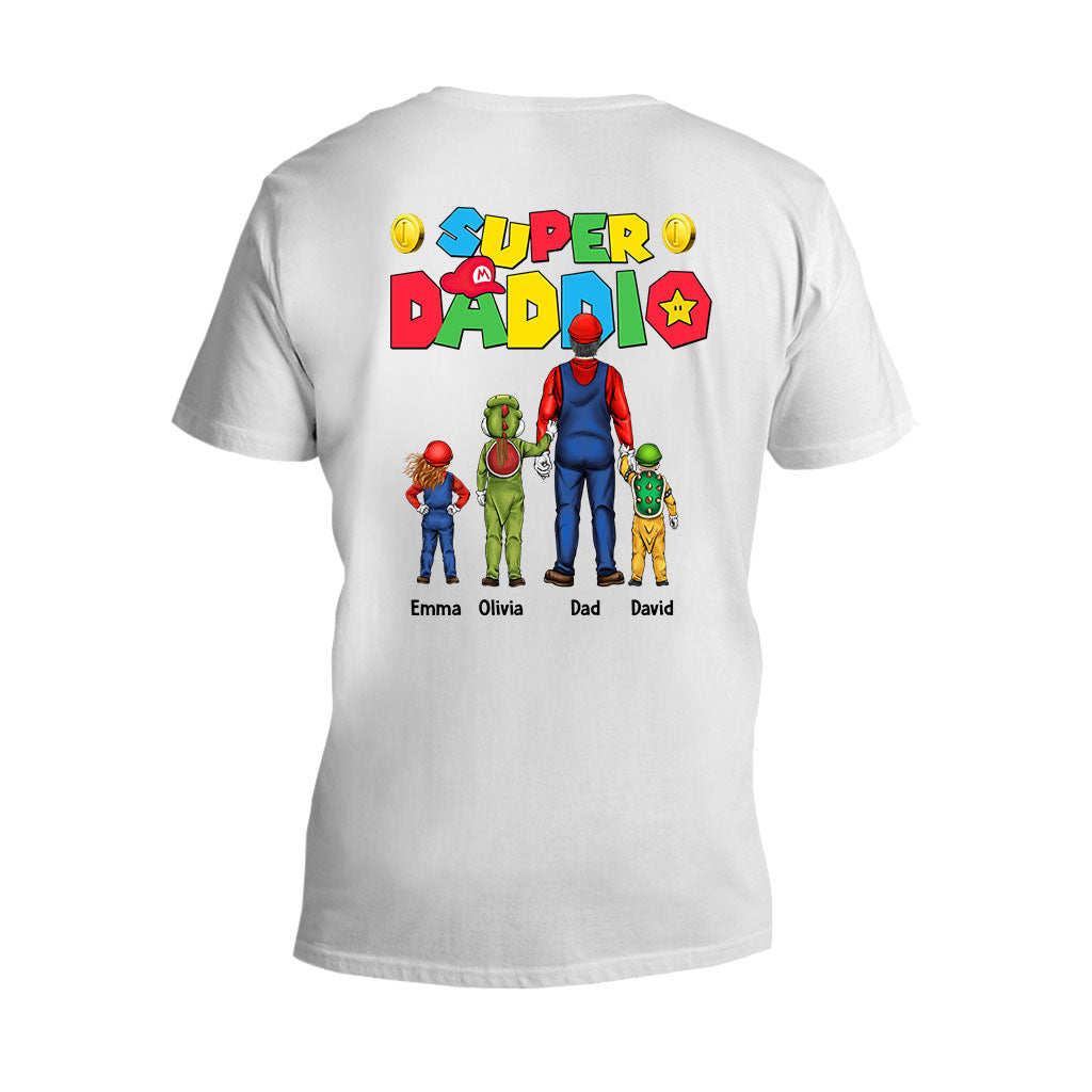 Personalized Super Daddio T-Shirt and Hoodie Gift for Dad T-shirt And Hoodie GradoCreations