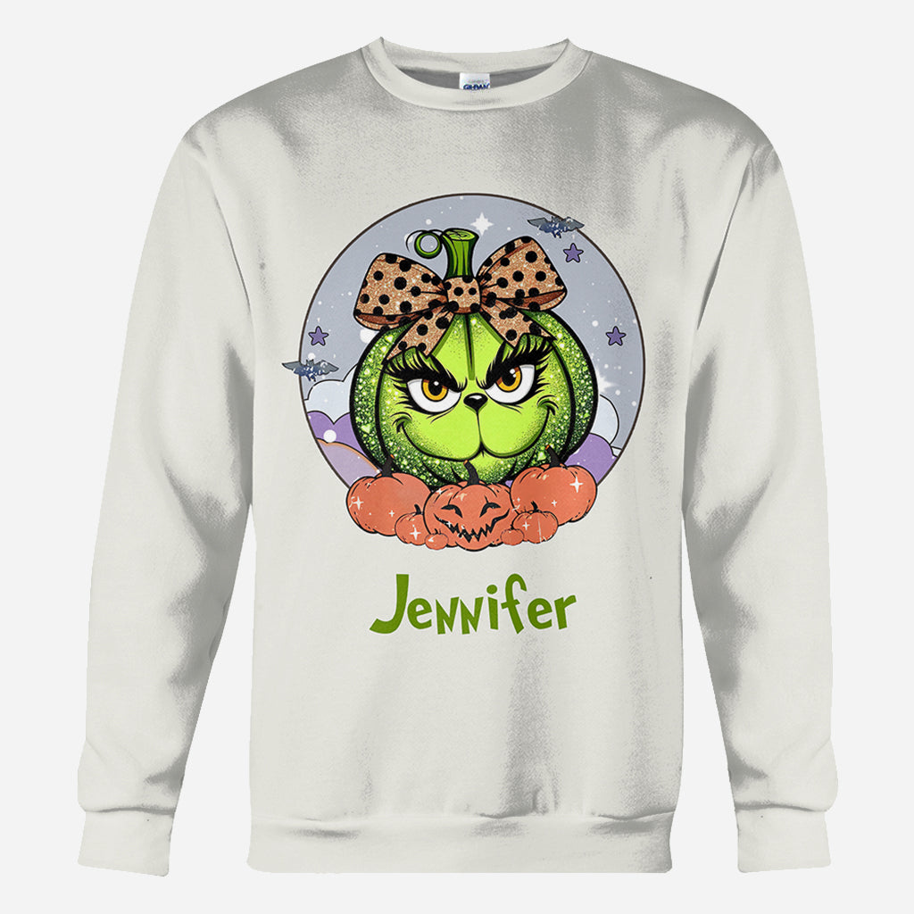 Personalized Christmas All-Over Shirt Cute Pumpkin Design Gift All Over Shirt GradoCreations
