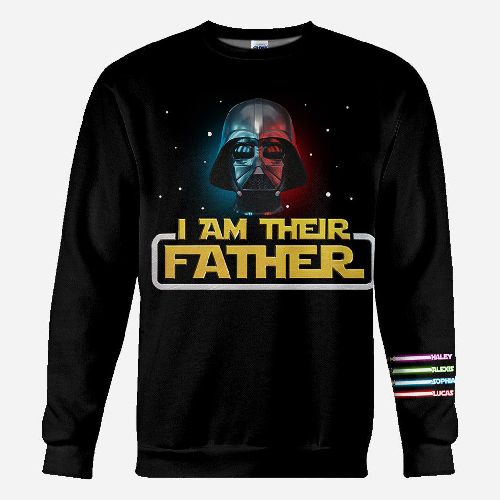 Personalized I Am Your Father All Over Shirt Custom Names Gift for Dad All Over Shirt GradoCreations