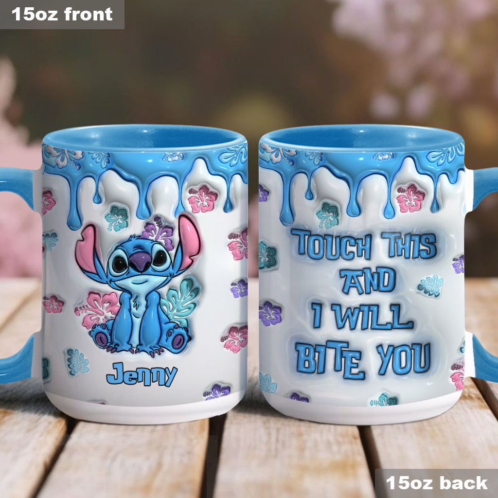 Personalized Ohana Accent Mug Custom Name Gift for Birthdays Accent Mug GradoCreations