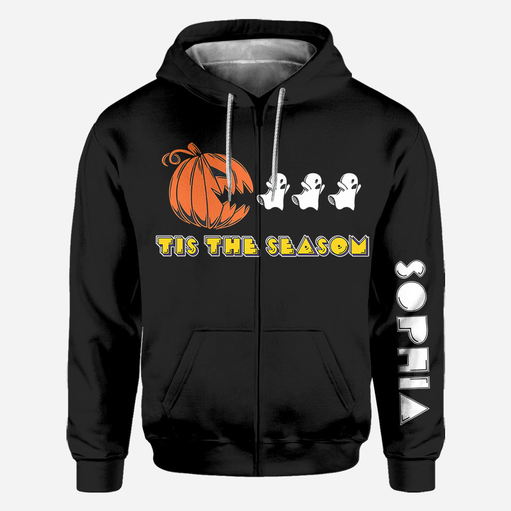 Personalized Halloween All Over Shirt Custom Name Gift All Over Shirt GradoCreations
