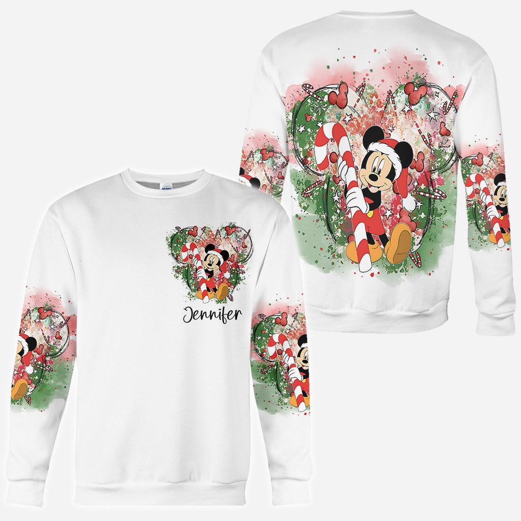 Personalized Merry Christmas All Over Shirt for Women | Perfect Holiday Gift All Over Shirt GradoCreations